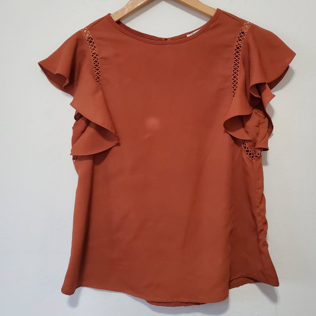 Basic Orange Tan Top